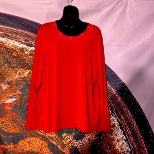 ALIA Women’s Bright Red Top